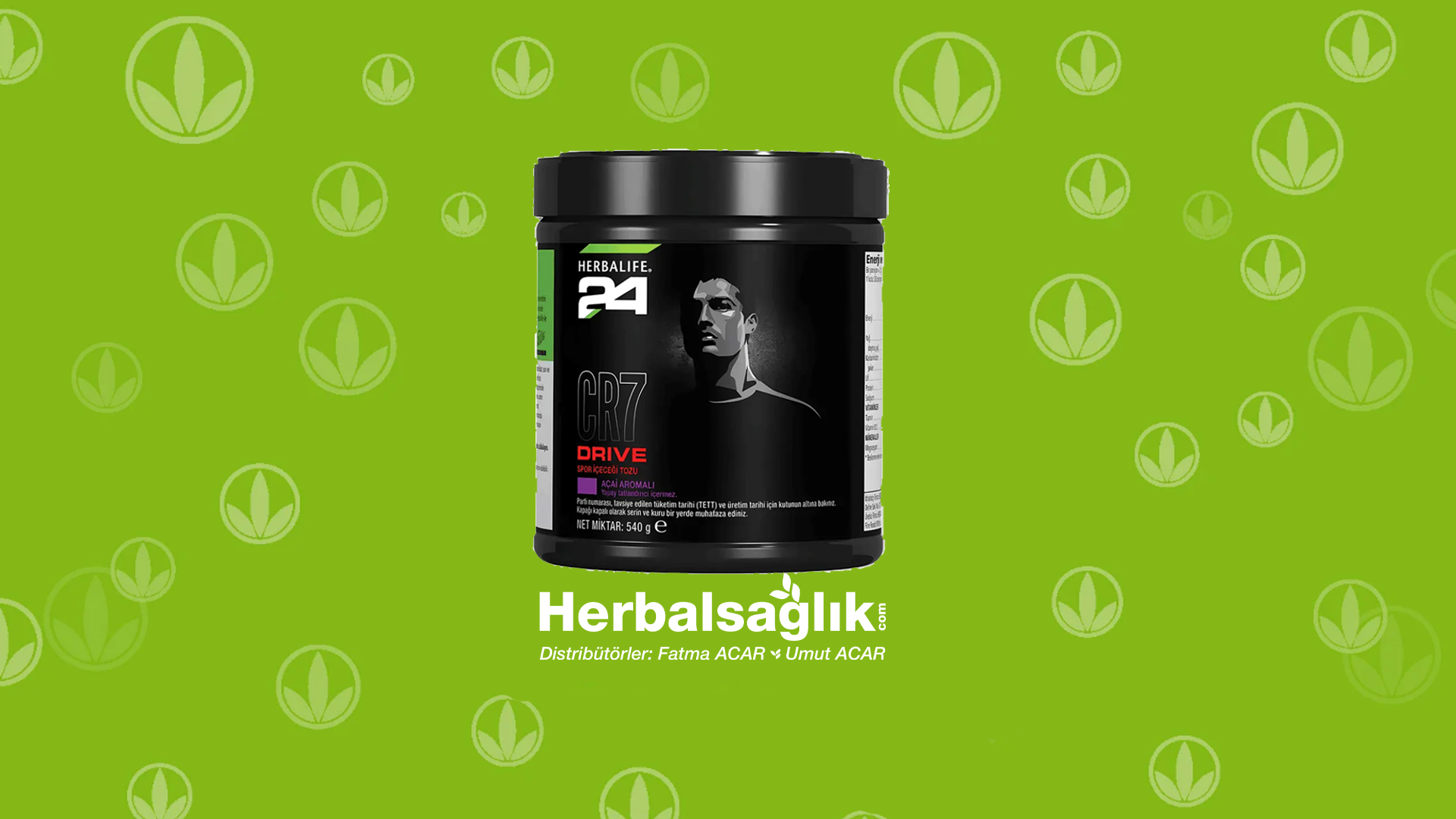 Cr7 Drive Açai Aromalı 540 G